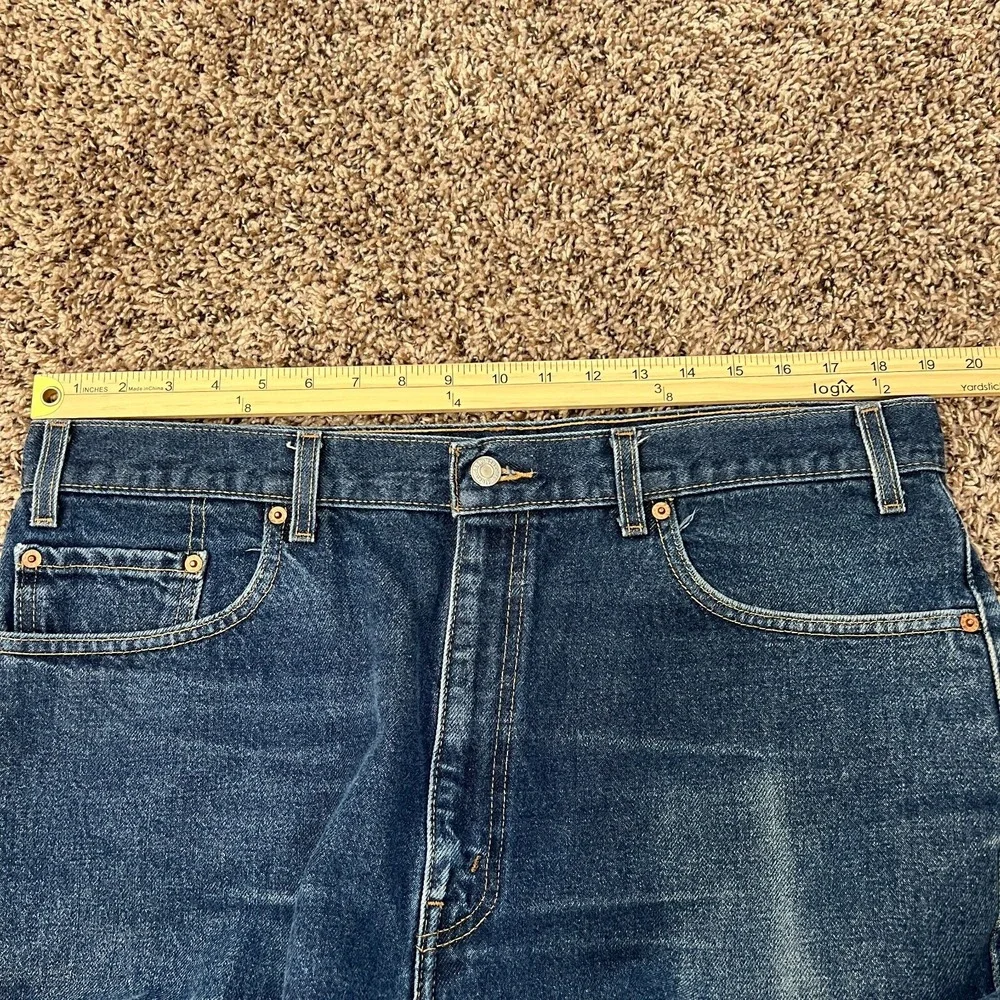 Vintage 2002 Levi's 505 Red Tab Regular Fit Jeans‎ 38x32 Waist 38